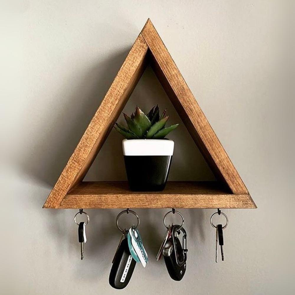 Chaveiro Triângulo Moderno