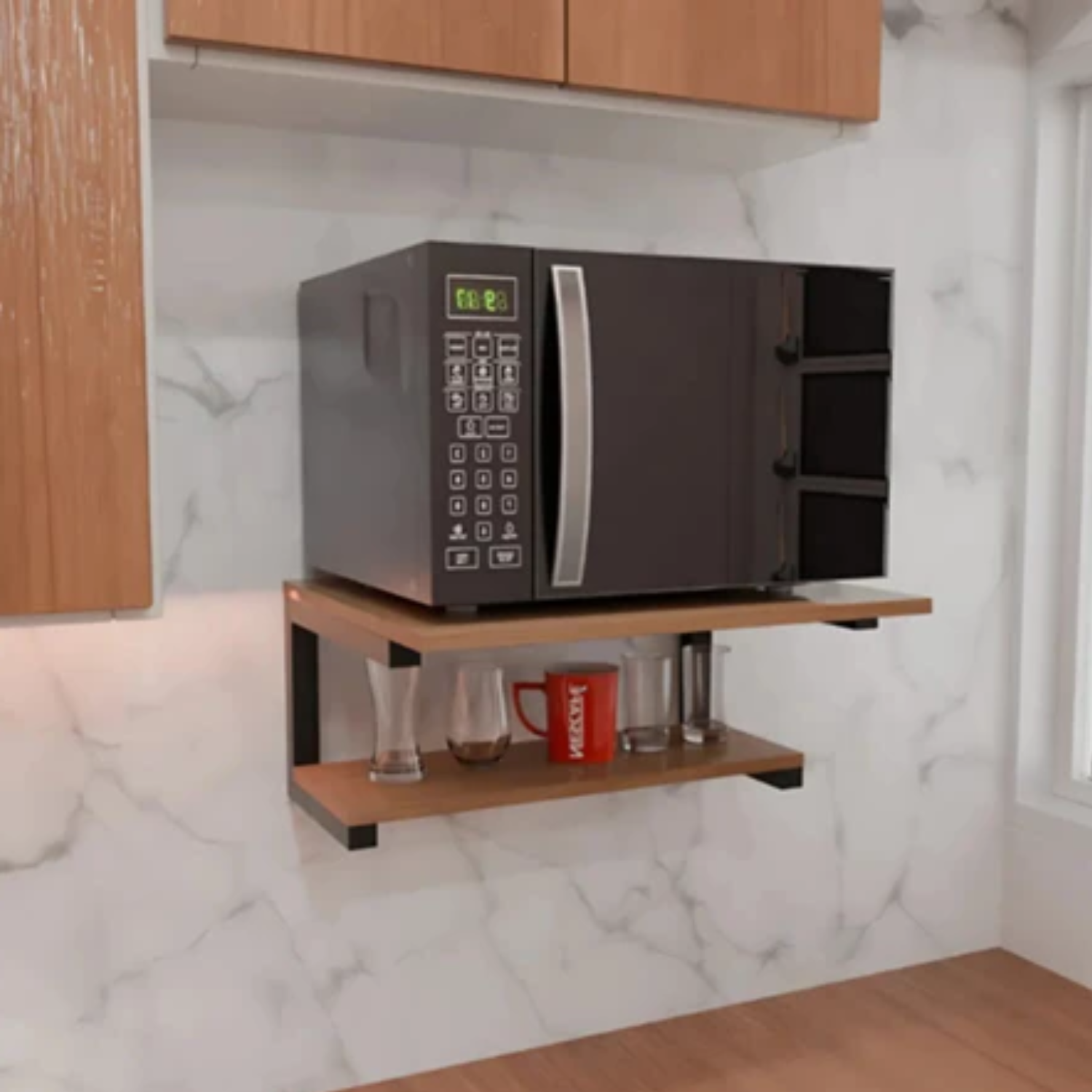 Suporte Microondas - Modelo Reforçado + Kit Instalação