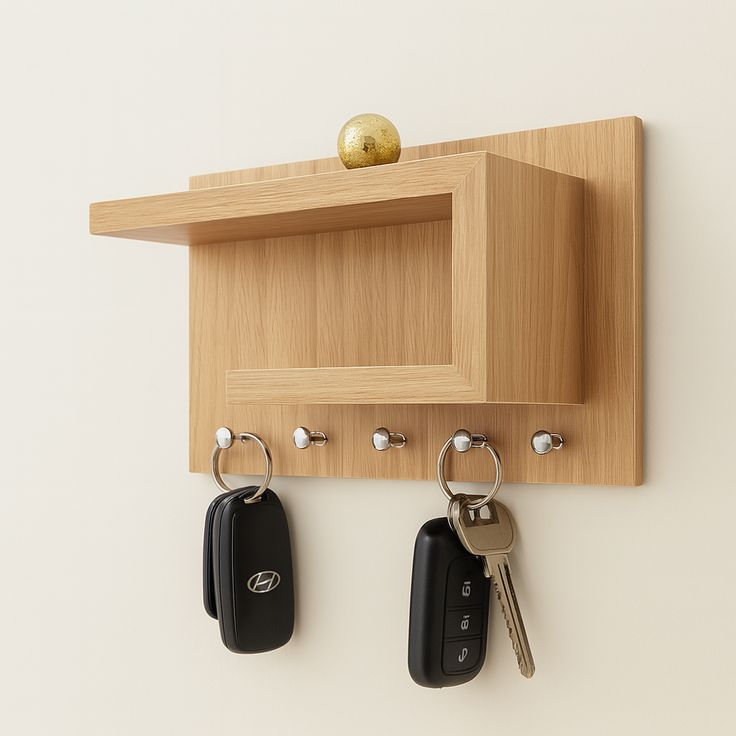 Chaveiro Elegante Estilo Industrial