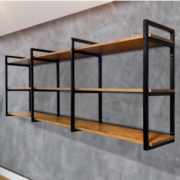 Suportes Metálicos Triplos Gran Wood - 180cm